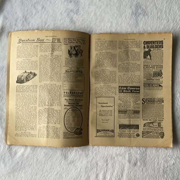 𝅺vintage 100 Year Old Newspaper “The Pathfinder” Newspaper Oct 6, 1923 - Picture 9 of 10